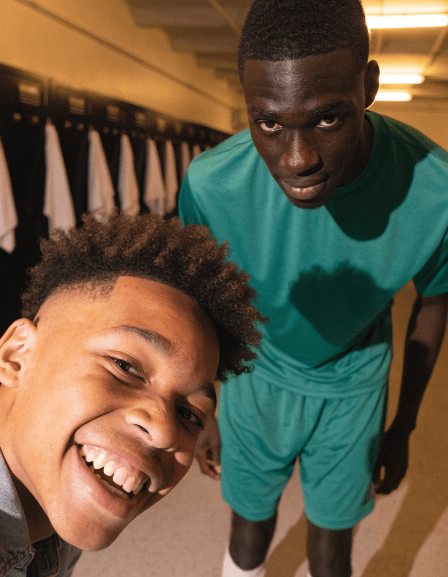 Dressing room moment