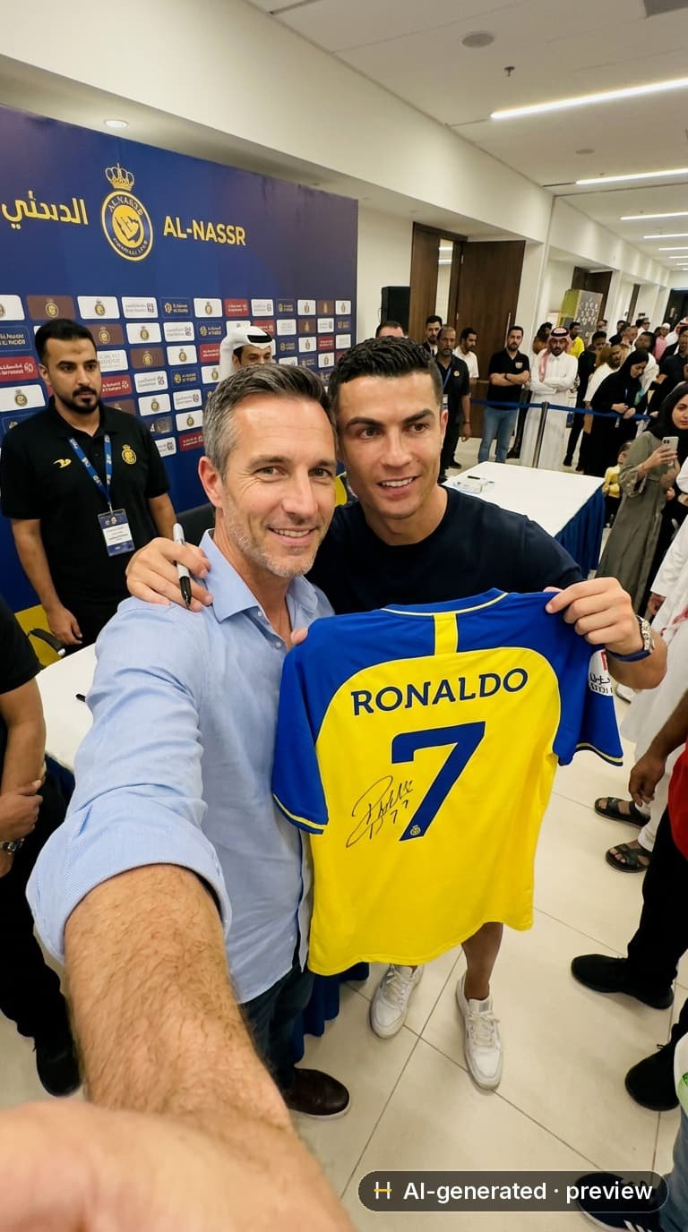 Al-Nassr FC — İmzalı Forma Anı
