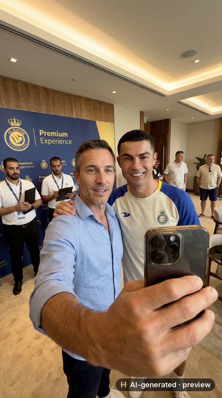 Al-Nassr FC — Selfie'yi Oyuncu Başlatıyor